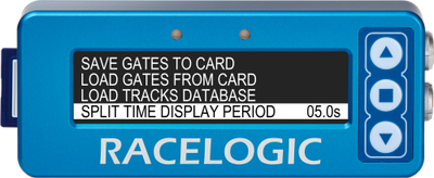 LT Settings - Split Time Display Period Highlighted