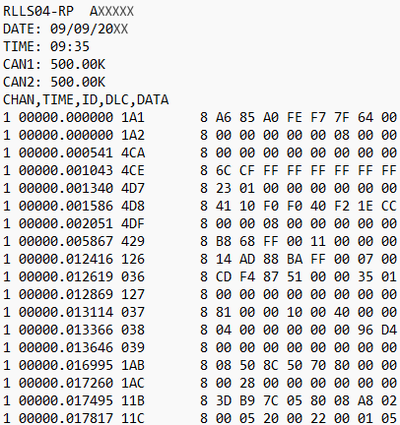 Log File Example
