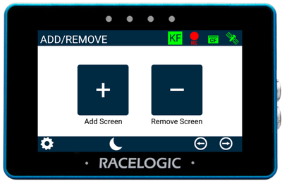 MFD Touch displaying the Add/Remove screen.