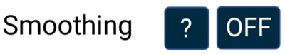 Smoothing option in the Numerical Settings in VBOX Touch MFD App.