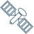 White GNSS Status icon on MFD App on VBOX Touch.
