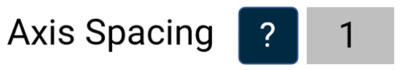 Axis Spacing option in the Target Graph Range Settings in the VBOX Touch MFD App.