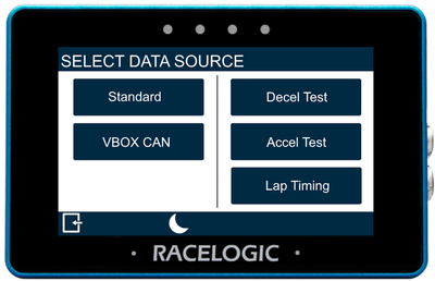 MFD Touch displaying the Select Data Source screen.