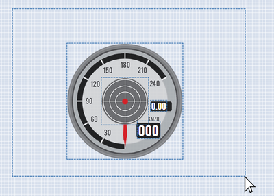 Screenshot of the mouse being used to click and drag.