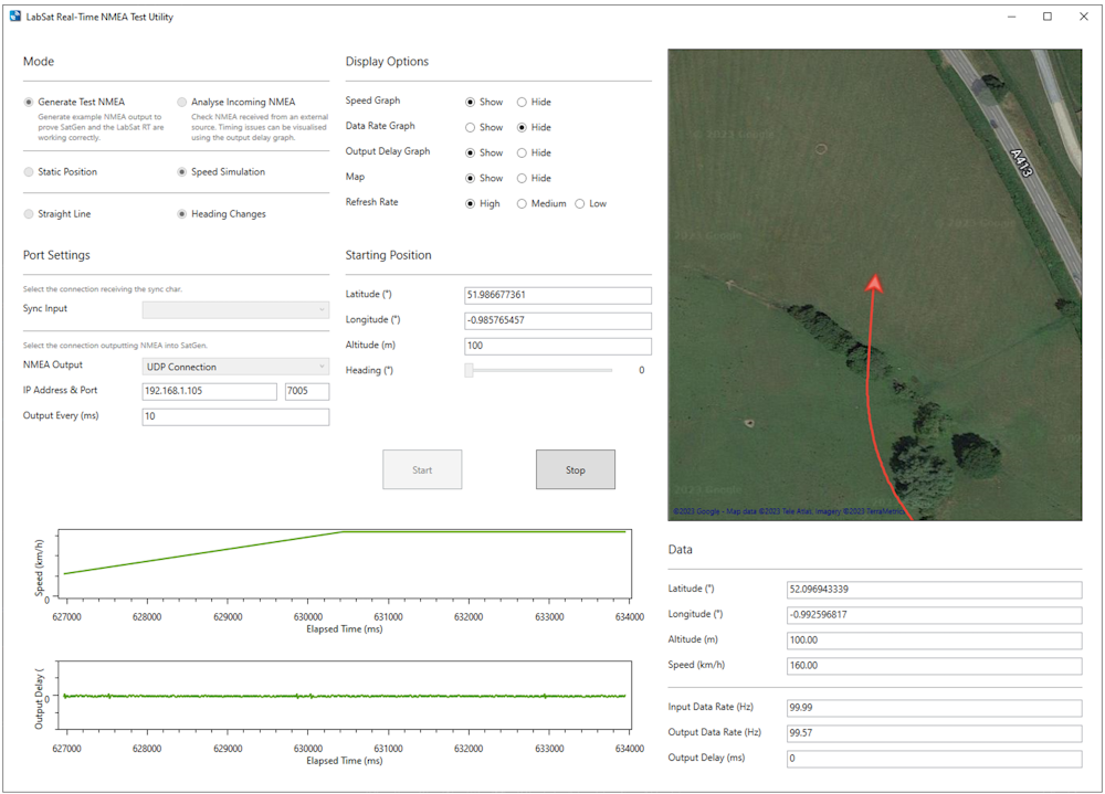 NMEA Test Utility - SatGen 2