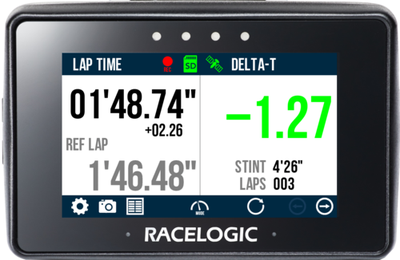 PB Touch Lap Timing Screen