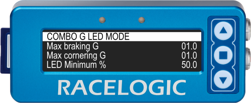PLT Settings - Combo G LED Mode Sub-Menu - Header Highlighted