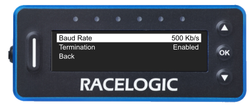 Pit Display_CAN Menu_Baud Rate_500kbs (v1.0 RE 16MAY2024)