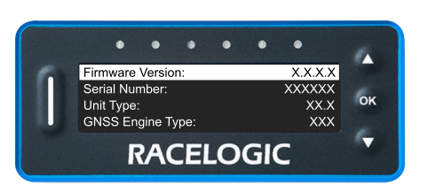 VBOX Pit Lane Timer showing the About Information.