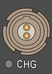 Power and CHG LED.