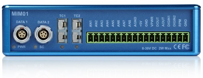 Photograph of the front of a Mini Input Module.