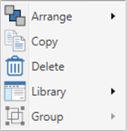 Screenshot of the Right-click Element Options.