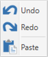 Screenshot of the Right-click Empty Options.