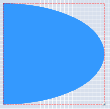 Image showing a shape with a rotation of 90°.