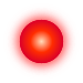 Graphic of a red, round LED.