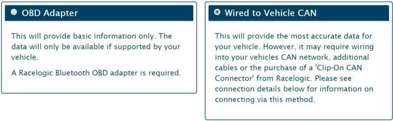 Screenshot of the Scene Wizard Connection Details area. 