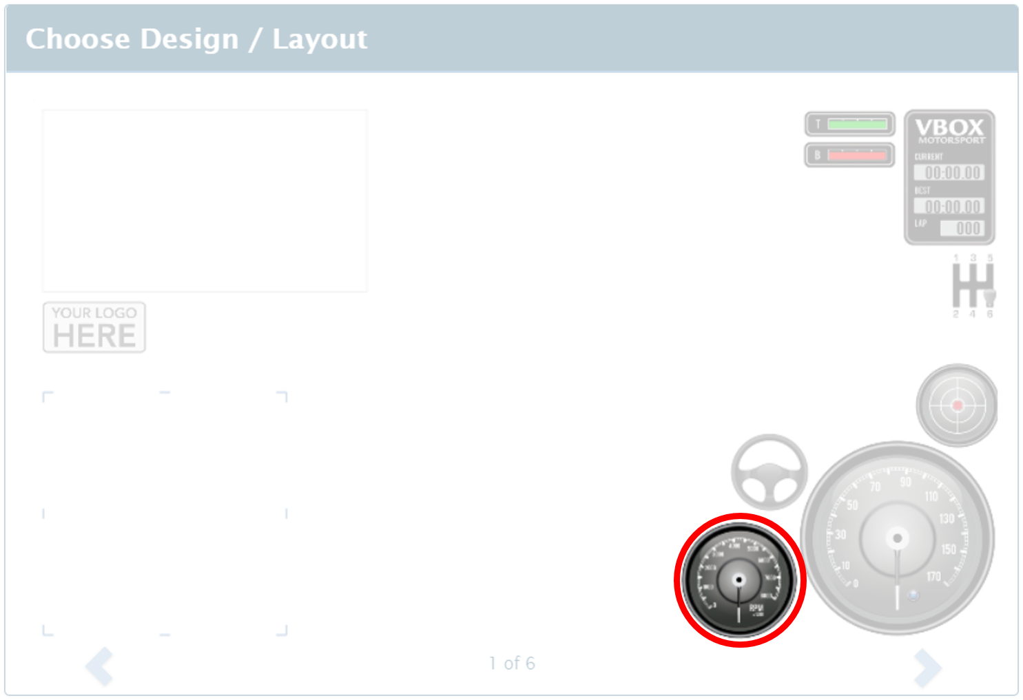 Screenshot of Scene Wizard Design with engine speed.