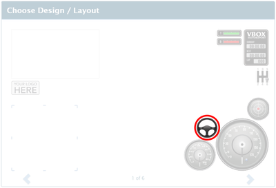 Screenshot of Scene Wizard Design with steering angle.