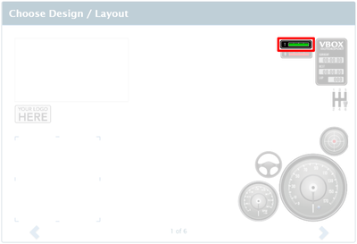 Screenshot of Scene Wizard Design with throttle position.