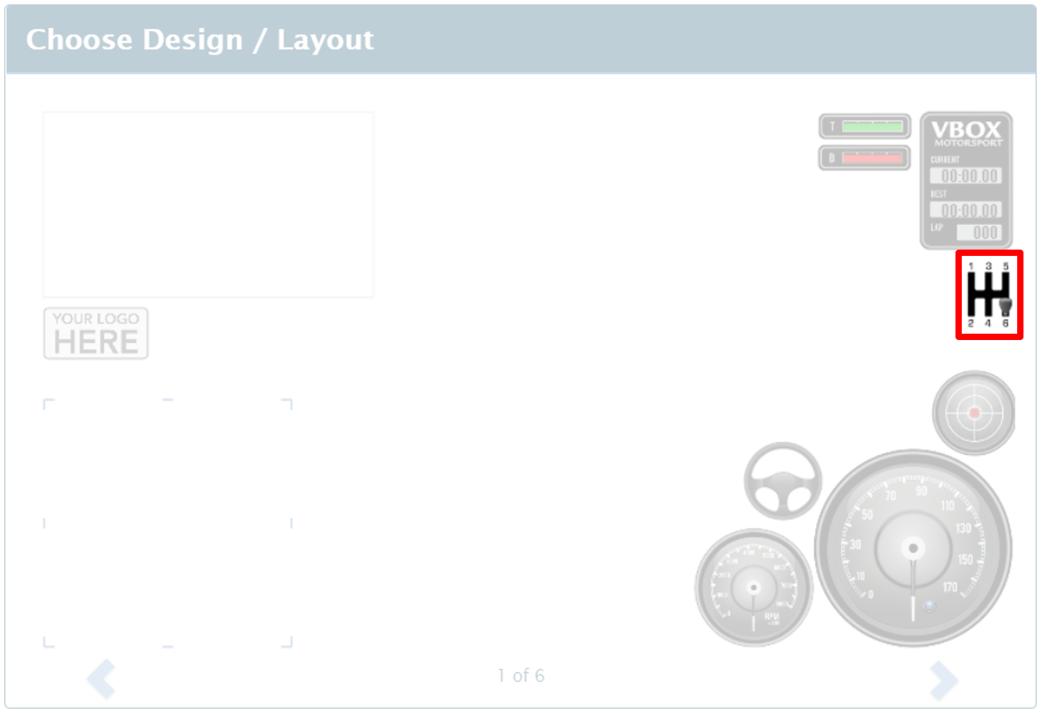 Screenshot of Scene Wizard Design with gear.