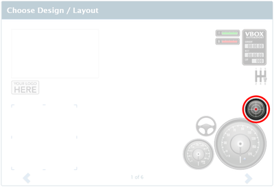 Screenshot of Scene Wizard Design with G-Force Meter.