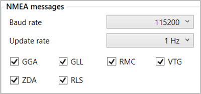 Serial - NMEA messages