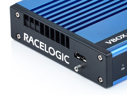 Photograph of the Side Panel of a VBOX Video HD2.