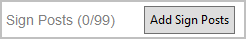 Cropped screenshot of the Add Sign Posts button.