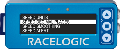 Speed Settings Sub-Menu - Speed Decimal Places Highlighted