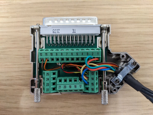 Photograph of RLCAB119 with RLCAB148 wired in.