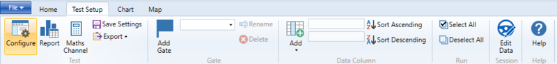 Test Setup Configure
