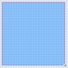 Image of a shape with opacity level of 50%.