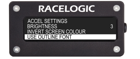 Use outline font