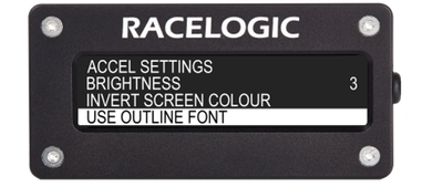 Use outline font