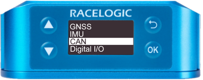 VB3iS-V1 main menu - CAN highlighted