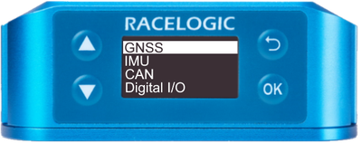 VB3iS-V1 main menu - GNSS highlighted