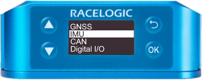 VB3iS-V1 main menu - IMU highlighted
