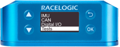 VB3iS-V1 main menu - Tests highlighted