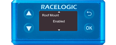 Illustration of a VBOX 3iS showing Roof Mount screen.