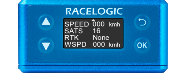 Illustration of the VBOX 3iS Status Screen.