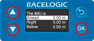 Illustration of the Ant to IMU Offset settings.