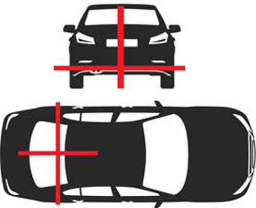 Drawing demonstrating the location of the Wheel Speed Reference Point.
