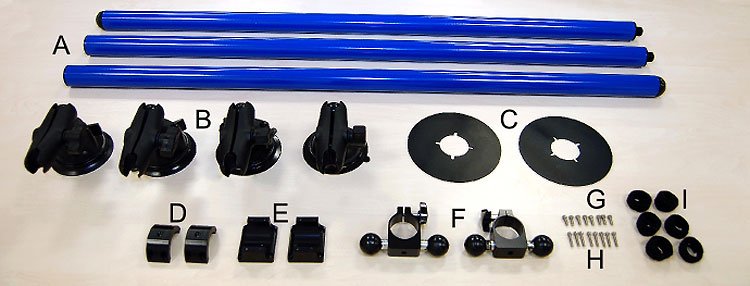 Dual-mounting-pole-kit