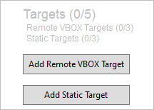 Cropped screenshot of the Add Targets area.