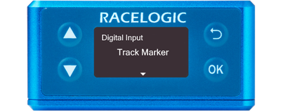 Illustration of the Digital Input screen with Track Marker displayed.