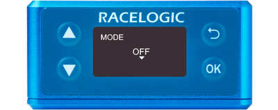 Illustration of a VBOX 3iS showing Mode screen with Off selected.