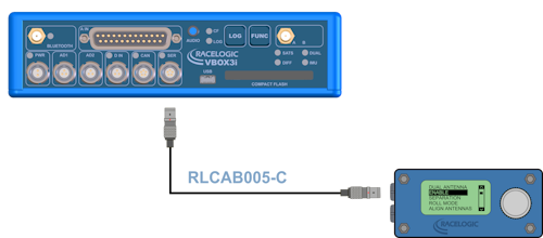 VBOX 3i Single Antenna Hardware Connections - VBOX Manager_500 px