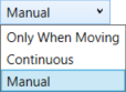 Screenshot of the Log Mode options.