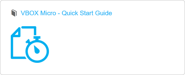 VBOX Micro Quick start link