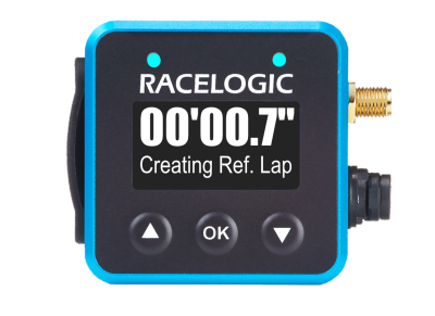 VBOX Mini LapTimer showing the Creating Ref. Lap screen.